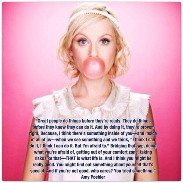 I can't take credit for finding this gem. Amy Poehler is a genius. If you hate this post, I won't tell you what amazing person to blame for sending this to me. 
